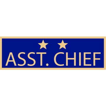 Smith & Warren SAB3_508 Asst. Chief Service Award Bar (1-3/8" x 3/8")