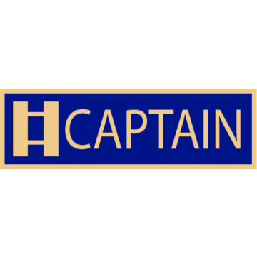 Smith & Warren SAB3_509 Captain Service Award Bar (1-3/8" x 3/8")