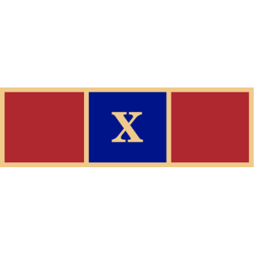 Smith & Warren SAB3_51 Three Section Ten Years of Service Award Bar (1-3/8" x 3/8")