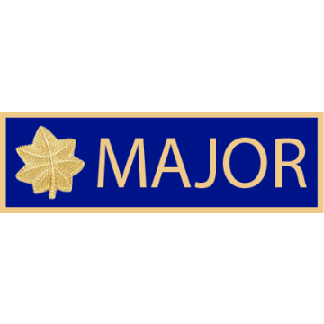 Smith & Warren SAB3_513 Major Service Award Bar w/ Leaf (1-3/8" x 3/8")