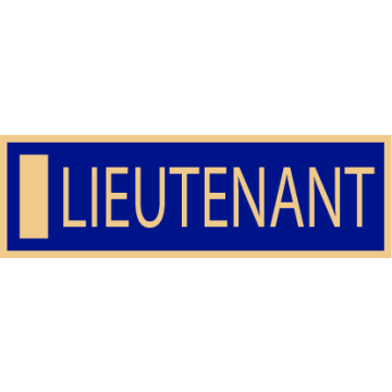 Smith & Warren SAB3_514 Lieutenant Service Award Bar w/ Lt. Bar (1-3/8" x 3/8")