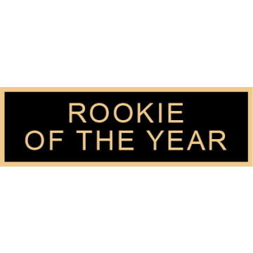 Smith & Warren SAB3_540 Rookie of the Year Service Award Bar (1-3/8" x 3/8")