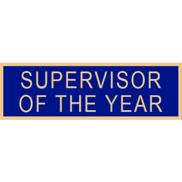 Smith & Warren SAB3_541 Supervisor of the Year Service Award Bar (1-3/8" x 3/8")