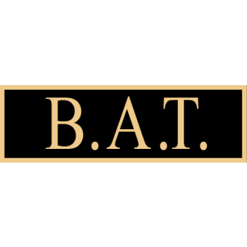 Smith & Warren SAB3_545 Breath Alcohol Technician (B.A.T.) Service Award Bar (1-3/8" x 3/8")