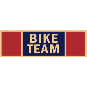 Smith & Warren SAB3_546 Three Section Bike Team Service Award Bar (1-3/8" x 3/8")