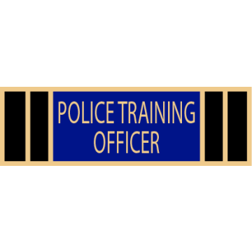 Smith & Warren SAB3_554 Five Section Police Training Officer Service Award Bar (1-3/8" x 3/8")