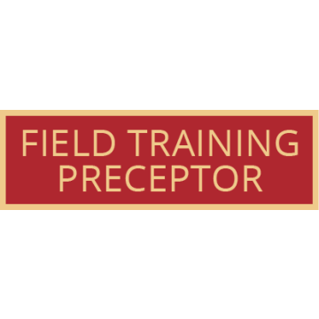 Smith & Warren SAB3_562 Field Training Preceptor Service Award Bar (1-3/8" x 3/8")