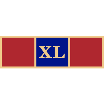 Smith & Warren SAB3_57 Three Section Forty Years of Service Award Bar (1-3/8" x 3/8")