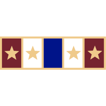 Smith & Warren SAB3_577 Five Section Service Award Bar with 4 Stars (1-3/8" x 3/8")