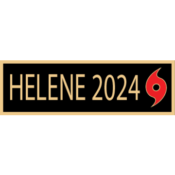 Smith & Warren SAB3_580 Hurricane Helene 2024 Response Award Bar (1-3/8" x 3/8")