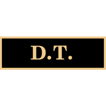 Smith & Warren SAB3_587 D.T. Defensive Tactics Service Award Bar (1-3/8" x 3/8")