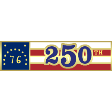 Smith & Warren SAB3_604 America 250th Semiquincentennial Service Award Bar (1-3/8" x 3/8")