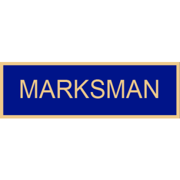 Smith & Warren SAB3_96 One Section Marksman Service Award Bar (1-3/8" x 3/8")