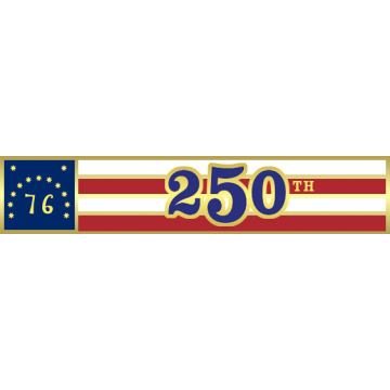 Smith & Warren SAB7_100 America 250th Semiquincentennial Service Award Bar (1-7/8" x 3/8")