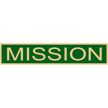 Smith & Warren SAB7_84 Mission Service Award Bar (1-7/8" x 3/8")