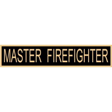 Smith & Warren SAB7_85 Master Firefighter Service Award Bar (1-7/8" x 3/8")