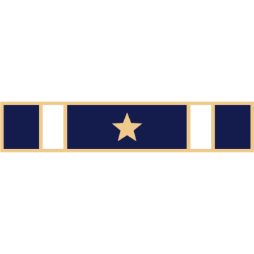 Smith & Warren SAB7_87 Five Section Service Award Bar with One Star (1-7/8" x 3/8")