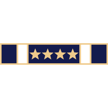 Smith & Warren SAB7_90 Five Section Service Award Bar with Four Stars (1-7/8" x 3/8")