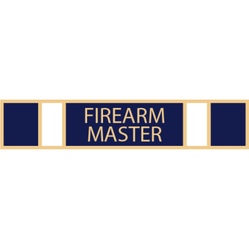 Smith & Warren SAB7_91 Five Section Firearms Master Service Award Bar (1-7/8" x 3/8")