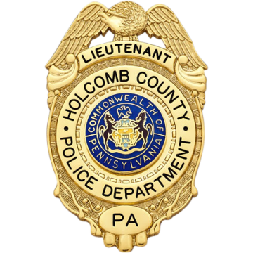 Smith & Warren SB1078 Decorative Shield Badge with Eagle (3" x 1-7/8")