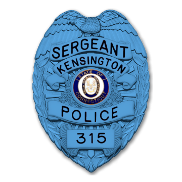 Smith & Warren SB1902_BL Autism Awareness Eagle Top Badge  (3-3/8" x 2-3/8")