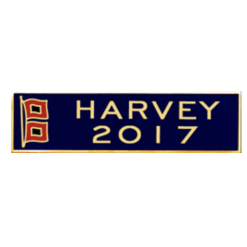 Blackinton A12620 Hurricane Harvey 2017 Commendation Bar (1-3/8" x 3/8")