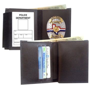 Strong Hidden Badge Wallet Style 8951