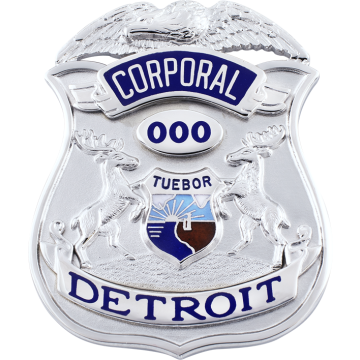 Smith & Warren WB100_104_CPL Corporal Shield  (2-1/2" x 2")