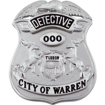 Smith & Warren WB200_106_DET Detective Shield (2-1/2" x 2")