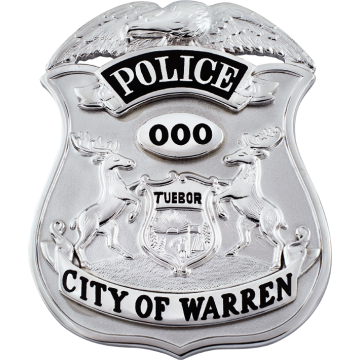 Smith & Warren WB200_106_POL Police Shield (2-1/2" x 2")