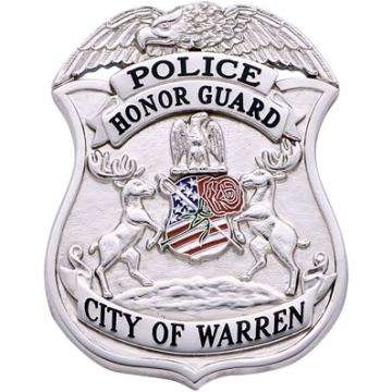 Smith Warren / Weyhing Brothers WB500 Michigan Memorial Badge (2-1/2" x 2")