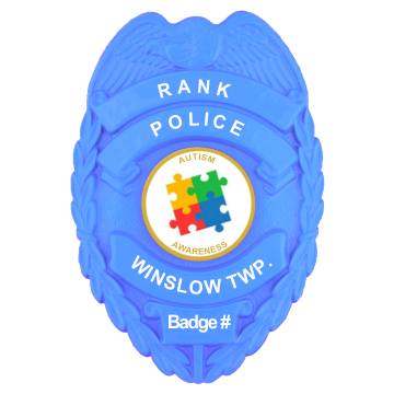 Blackinton B296 Winslow TWP., NJ Autism Blue