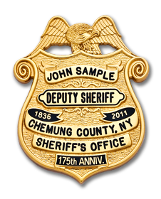 Chemung County Sheriff Badge