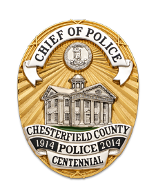Chesterfield County Police Centennial Badge
