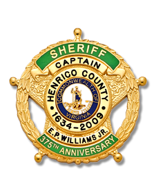 Henrico County Sheriff Anniversary Badge