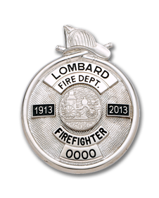 Lombard Fire Dept. Badge