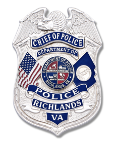 Richlands Virginia Police Badge