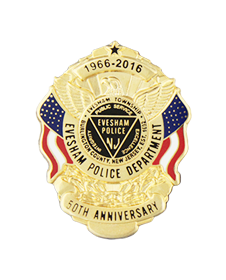 50th Anniversary Evasham Police Lapel Pin