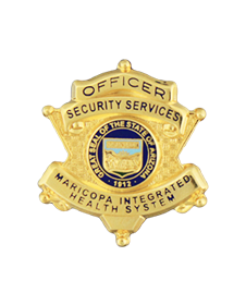 Maricopa Integrated Health Services Security Lapel Pin